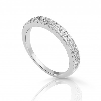 Orphelia® 'Glam' Damen Sterling Silber Ring - Silber ZR-7536