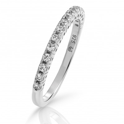 Orphelia® 'Claire' Damen Sterling Silber Ring - Silber ZR-7539