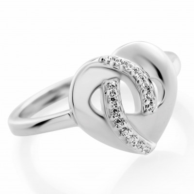 Orphelia® 'Amore' Damen Sterling Silber Ring - Silber ZR-7577