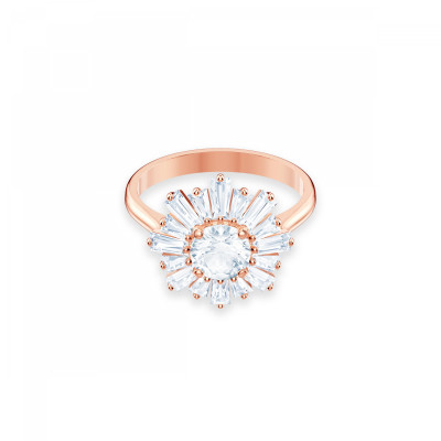 Swarovski® 'Sunshine' Damen Verchromtem Metall Ring - Rosé 5459599