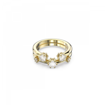 Swarovski® 'Constella' Damen Verchromtem Metall Ring - Gold 5640965