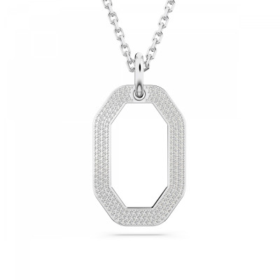 Swarovski® 'Dextera' Damen Metall Halskette mit Anhänger - Silber 5642388