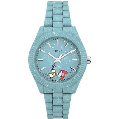 Timex® Analog 'Peanuts Legacy Ocean' Damen Uhr TW2V53200