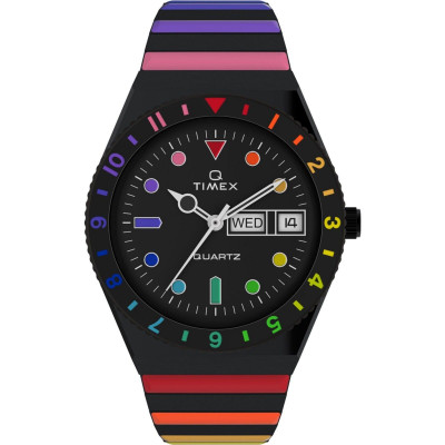 Timex® Analog 'Q Rainbow' Damen Uhr TW2V65900