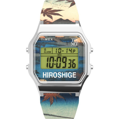 Timex® Digital 'The Met X Hiroshige' Unisex Uhr TW2W25300