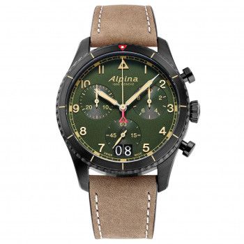 Alpina® Chronograph 'Startimer Pilot' Herren's Uhren AL-372GR4FBS26