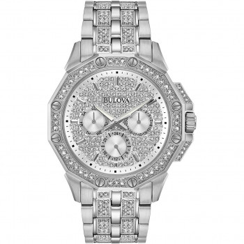 Bulova® Multi Zifferblatt 'Crystal' Herren's Uhren 96C134