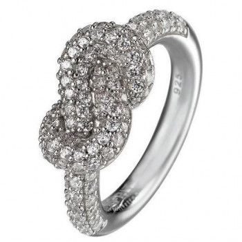 Esprit® Damen Sterling Silber Ring - Silber ELRG91627A180
