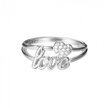 Esprit® Damen Messing Ring - Silber ESRG02773A190