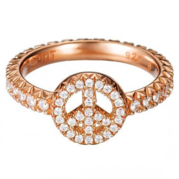 Esprit® 'Brilliance Peace' Damen Sterling Silber Ring ESRG91768C180