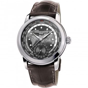 Frederique Constant® Analog 'Classic Worldtimer' Herren's Uhren FC-718DGWM4H6