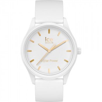 Ice Watch® Analog 'Ice Solar Power - White Gold' Damen Uhr (Small) 018474