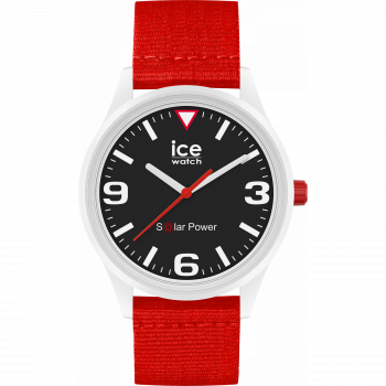 Ice Watch® Analog 'Ice Solar Power - Red Tide' Unisex Uhr (Medium) 020061