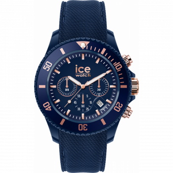 Ice Watch® Chronograph 'Ice Chrono - Dark Blue Rose-gold' Herren's Uhren 020621