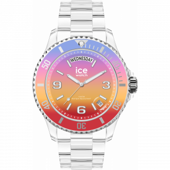 Ice Watch® Analog 'Ice Clear Sunset - Energy' Unisex Uhr (Medium) 021436