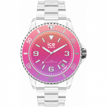 Ice Watch® Analog 'Ice Clear Sunset - Pink' Damen Uhr (Small) 021440