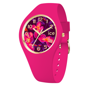 Ice Watch® Analog 'Ice Flower - Fuschia Blossom' Damen Uhr (Small) 021738