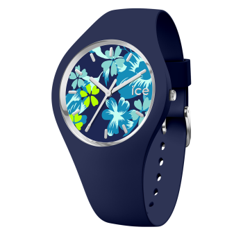 Ice Watch® Analog 'Ice Flower - Midnight Lime' Damen Uhr (Medium) 021741