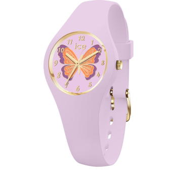 Ice Watch® Analogue 'Ice Fantasia - Butterfly Lilac' Girls's Watch (Extra Small) 021952