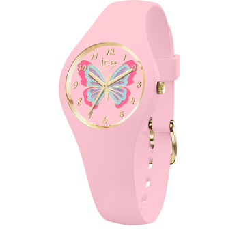 Ice Watch® Analog 'Ice Fantasia - Butterfly Rosy' Mädchen Uhr (Extra Small) 021954