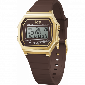 Ice Watch® Digital 'Ice Digit Retro - Brown Cappuccino' Damen Uhr (Small) 022065