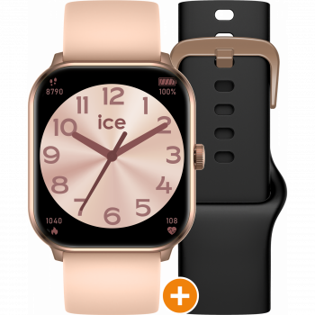 Ice Watch® Digital 'Ice Smart - Ice 1.0 - Rg - 2 Bands - Nude - Black' Unisex Uhr 022250
