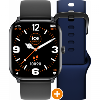 Ice Watch® Digital 'Ice Smart - Ice 1.0 - Black - 2 Bands - Black - Navy' Unisex Uhr 022253
