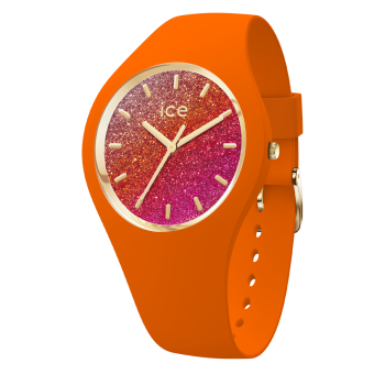 Ice Watch® Analog 'Ice Glitter - Orange Summer' Mädchen Uhr (Small) 022574