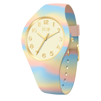 Ice Watch® Analogue 'Ice Tie And Dye - Pastel Blue' Girls's Watch (Small) 022598