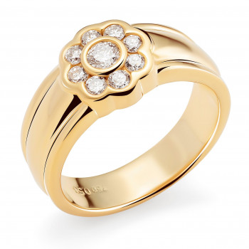 Orphelia® Damen Gelbgold 18K Ring - Gold AP-3022