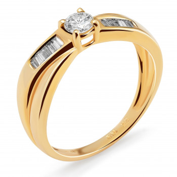 Orphelia® Damen Gelbgold 18K Ring - Gold R4785-H