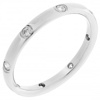 Orphelia® Unisex Weißgold 18K Ring - Silber RD-3084/1