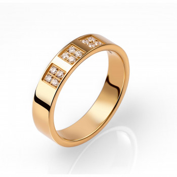 Orphelia® Damen's Gelbgold 18K Ring - Gold RD-B1266/45/DJ