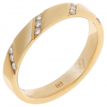 Orphelia® Damen's Gelbgold 18K Ring - Gold RD-B3806/DJ/12