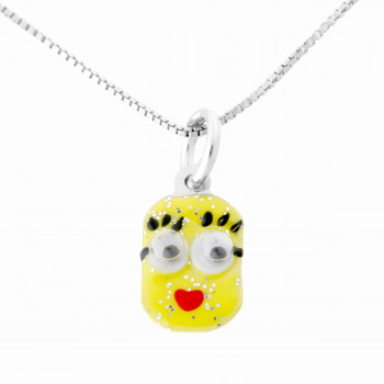 Minion Sterling Silver Chain with Pendant ZH-7135/2