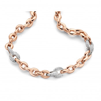 Orphelia® Damen Sterling Silber Halsband - Rosé ZK-7160