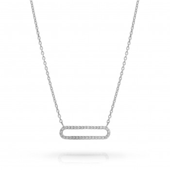 Orphelia® 'Charm' Damen's Sterling Silber Halsband - Silber ZK-7563