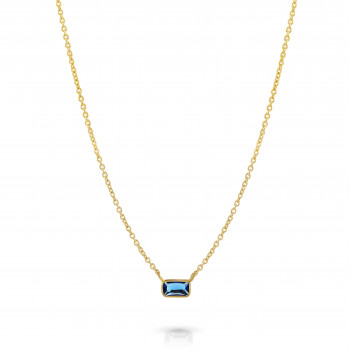 Orphelia® 'Ultimate' Damen's Sterling Silber Halsband - Gold ZK-7567/G