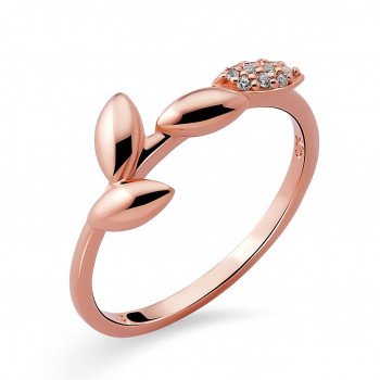 Orphelia® Damen Sterling Silber Ring - Rosé ZR-7505/RG