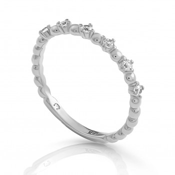 Orphelia® 'Signature' Damen Sterling Silber Ring - Silber ZR-7535