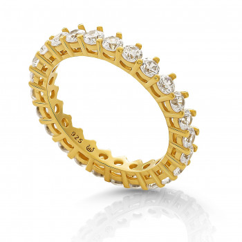 Orphelia® 'Paris' Damen Sterling Silber Ring - Gold ZR-7540/G