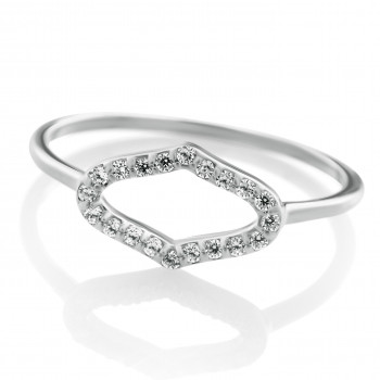 Orphelia® 'Normandy' Damen Sterling Silber Ring - Silber ZR-7574