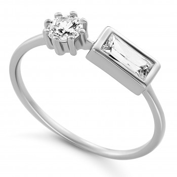 Orphelia® 'Madelyn' Damen Sterling Silber Ring - Silber ZR-7583