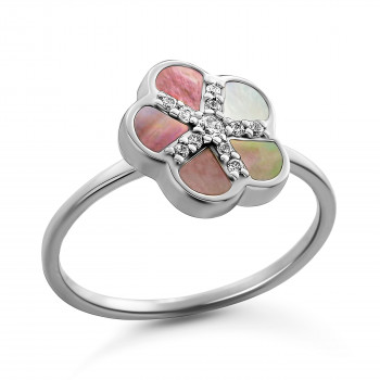 Orphelia® 'Daisy' Damen Sterling Silber Ring - Silber ZR-7585