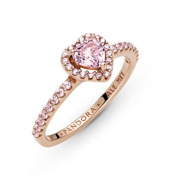Pandora® 'Pandora Timeless' Damen's Verchromtem Metall Ring - Rosé 188421C04