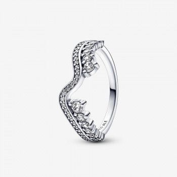 Pandora® 'Wave' Damen Sterling Silber Ring - Silber 192543C01