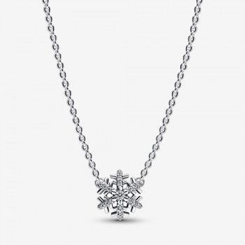 Pandora® 'Snowflake' Damen Sterling Silber Halsband - Silber 392371C01-45