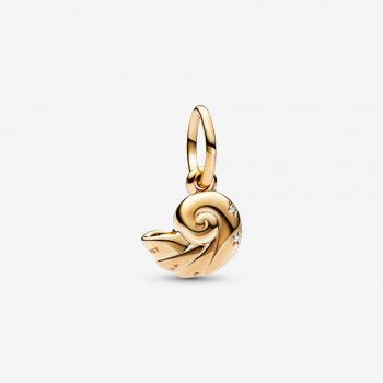 Pandora® 'Disney The Little Mermaid' Damen Verchromtem Metall Charm - Gold 762685C01