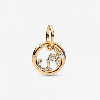 Pandora® 'Zodiac Sign' Damen Verchromtem Metall Charm - Gold 762710C01