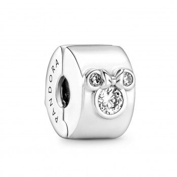 Pandora® 'Disney Mickey Mouse & Minnie Mouse' Damen Sterling Silber Charm - Silber 790111C01